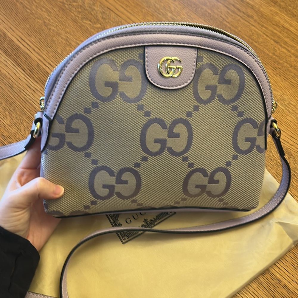 Lilac Purple & Cream Gucci Bag - Picture 2 of 12